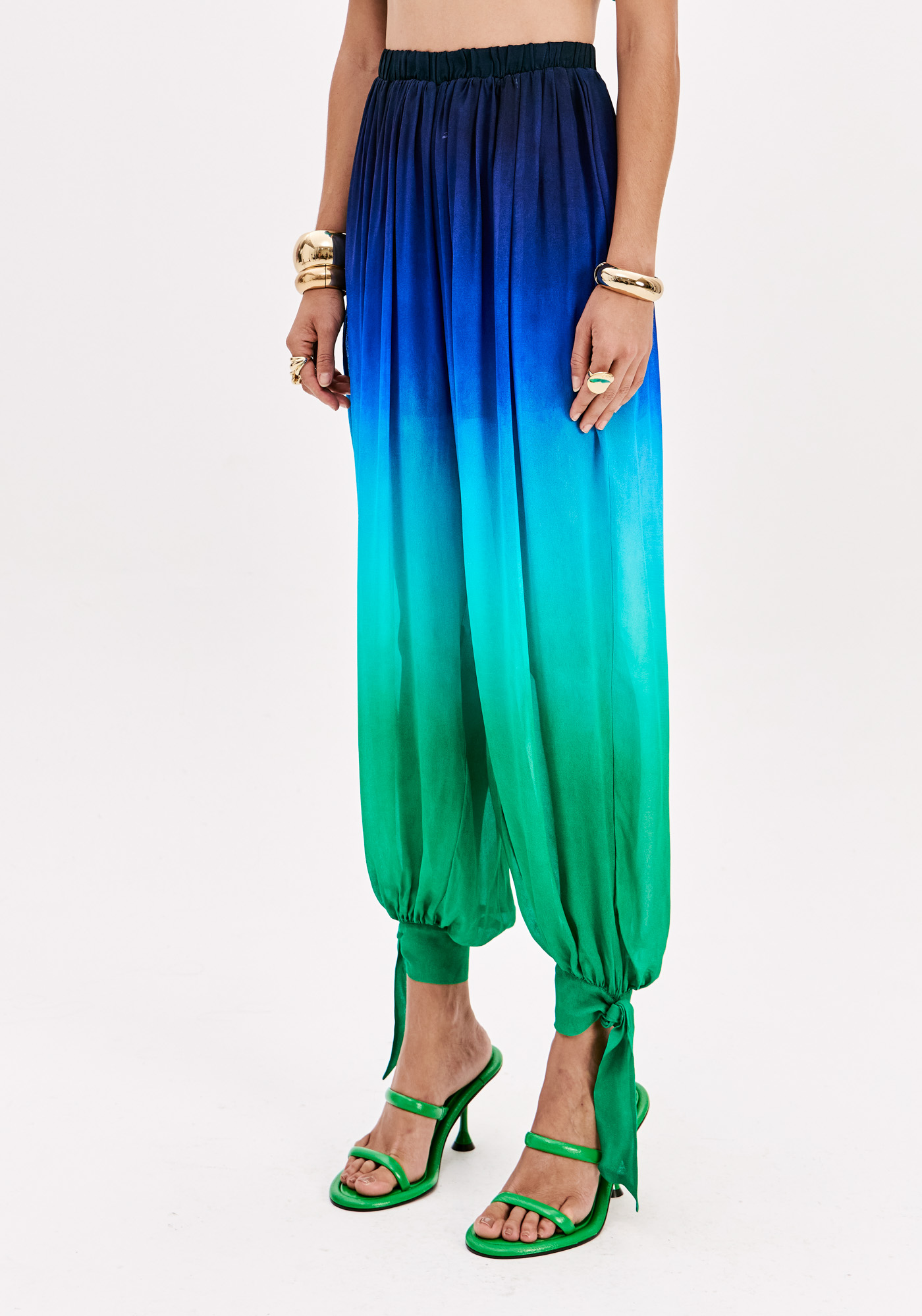 Calças NICE Degradê Azul e Verde - Lança Perfume 1