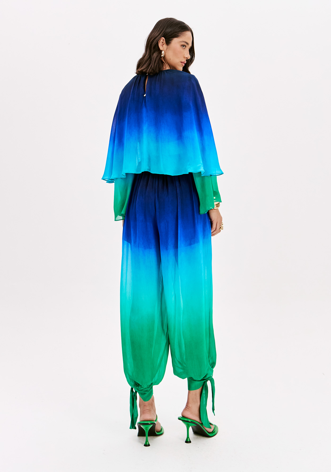 Calças NICE Degradê Azul e Verde - Lança Perfume 4