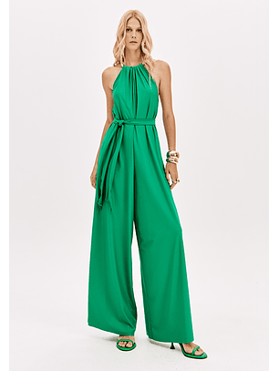 Macacão com Pantalona Verde - Lança Perfume