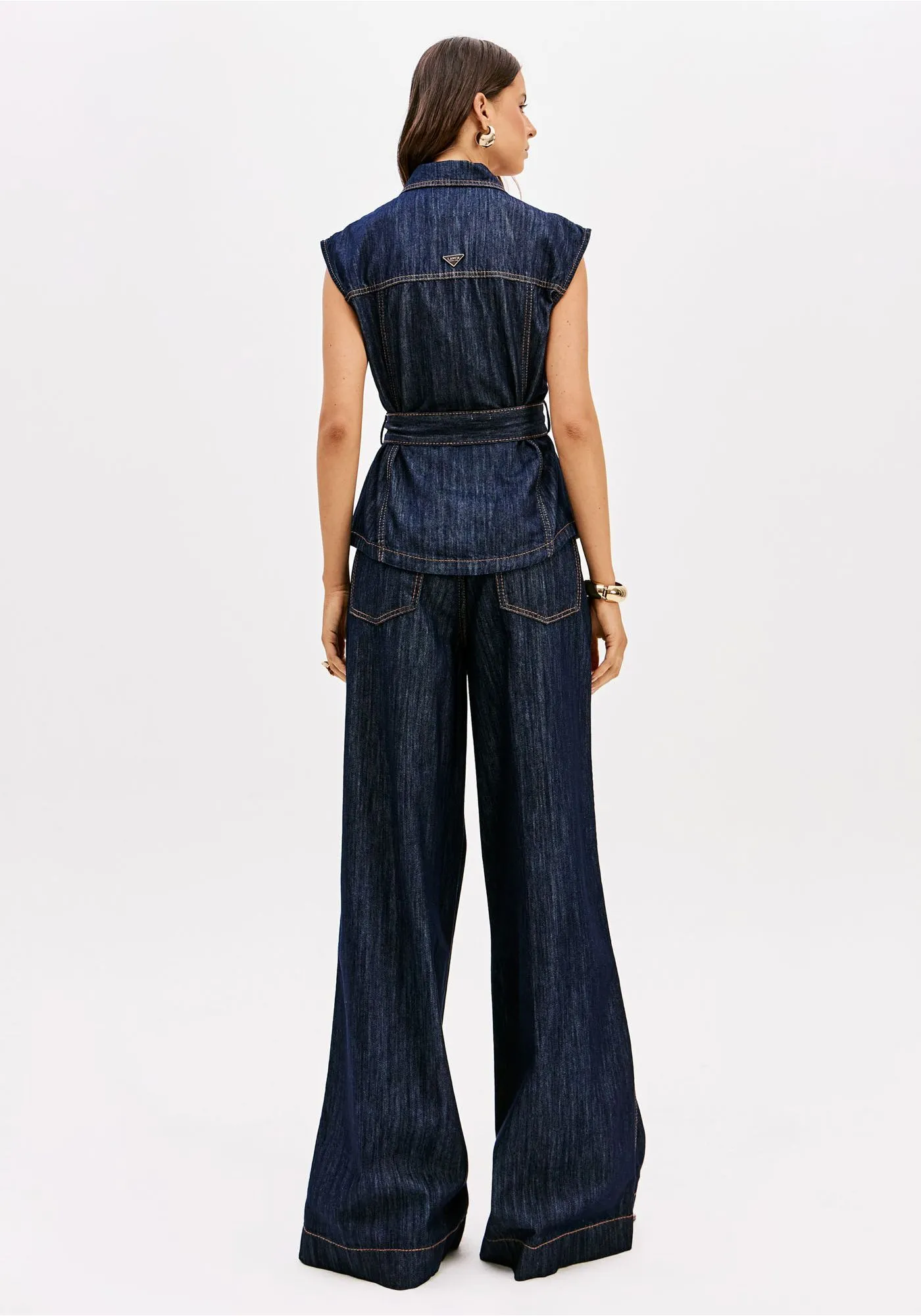 Calças de Ganga Escura Pantolona   - Lança Perfume 3