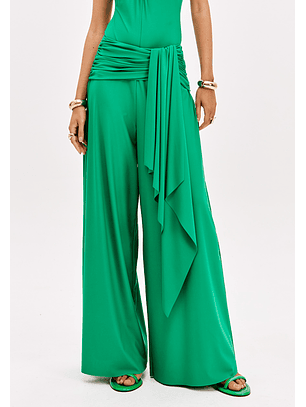 Calças Pantalonas Largas Retro Verde - Lança Perfume