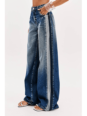 Calças de Ganga Wide Leg - Lança Perfume 