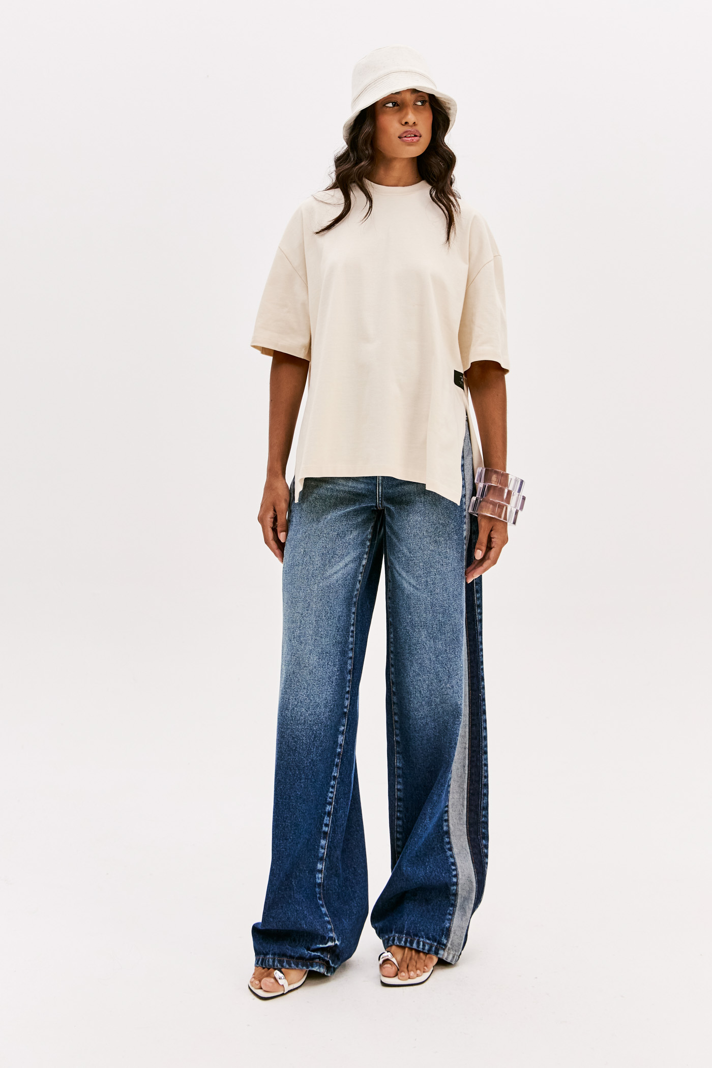 Calças de Ganga Wide Leg - Lança Perfume  5