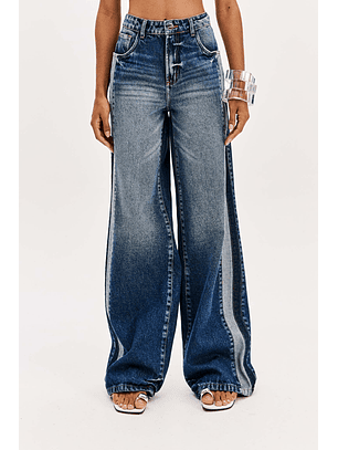 Calças de Ganga Wide Leg - Lança Perfume 