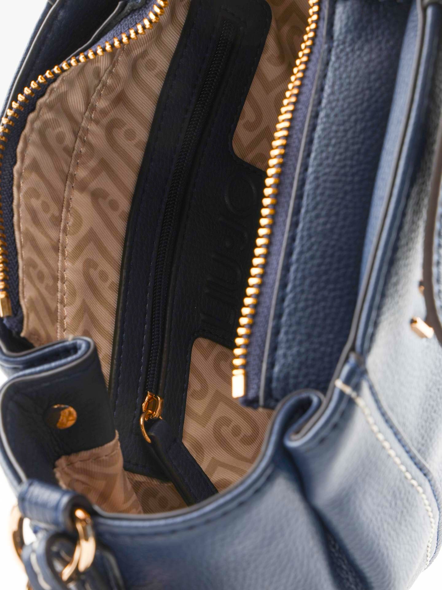 Mala de Ombro Pespontos Azul - Liu Jo 3