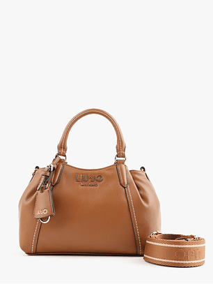 Mala de Mão com Pesponto Camel - Liu Jo 