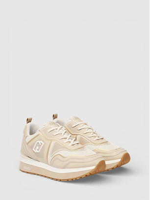 Ténis Maxi Wonder Tech Bege - Liu Jo