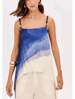 Top de Alças Blue Coast - Lança Perfume 