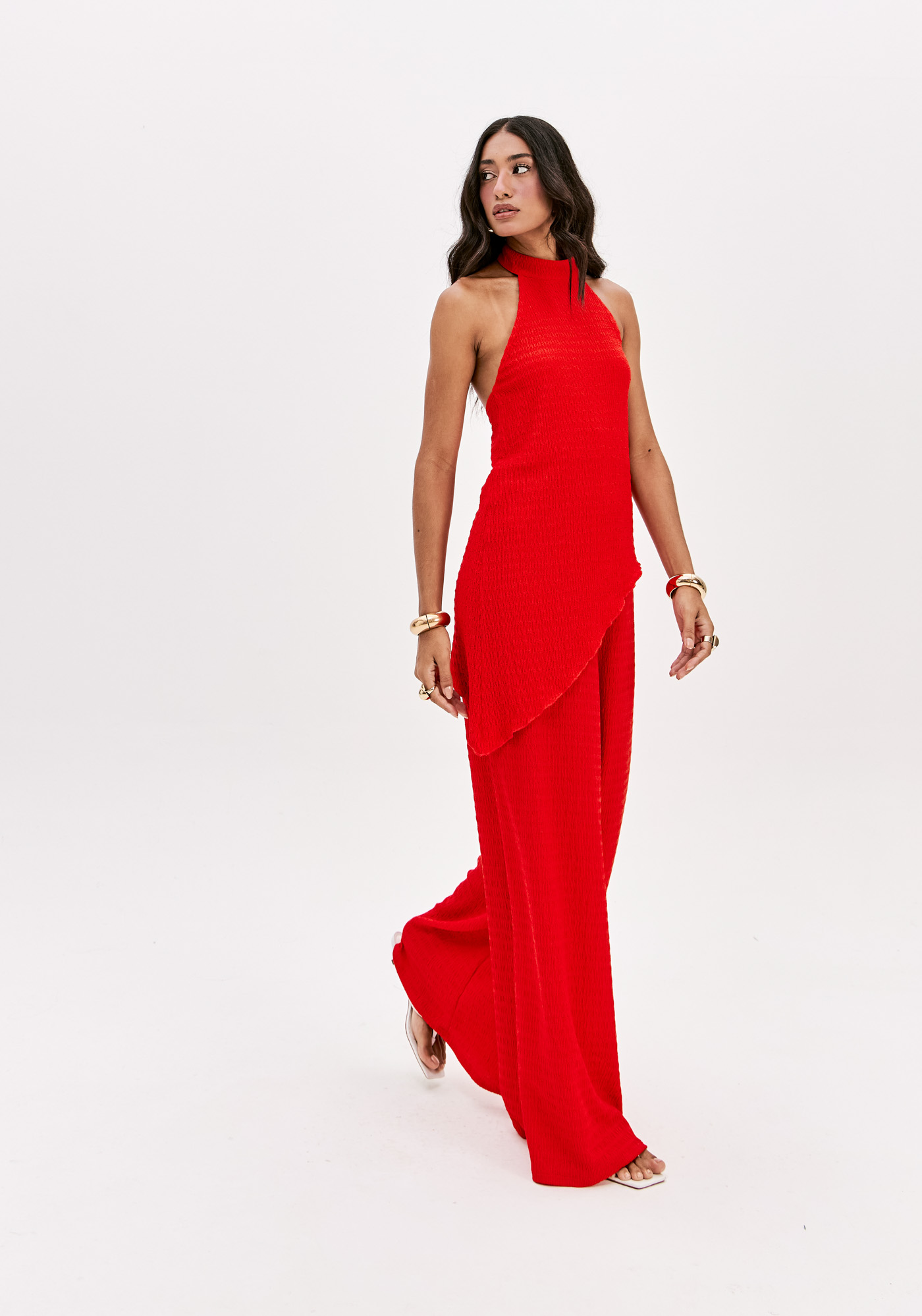 Top Assimétrico Vermelho  - Lança Perfume  2