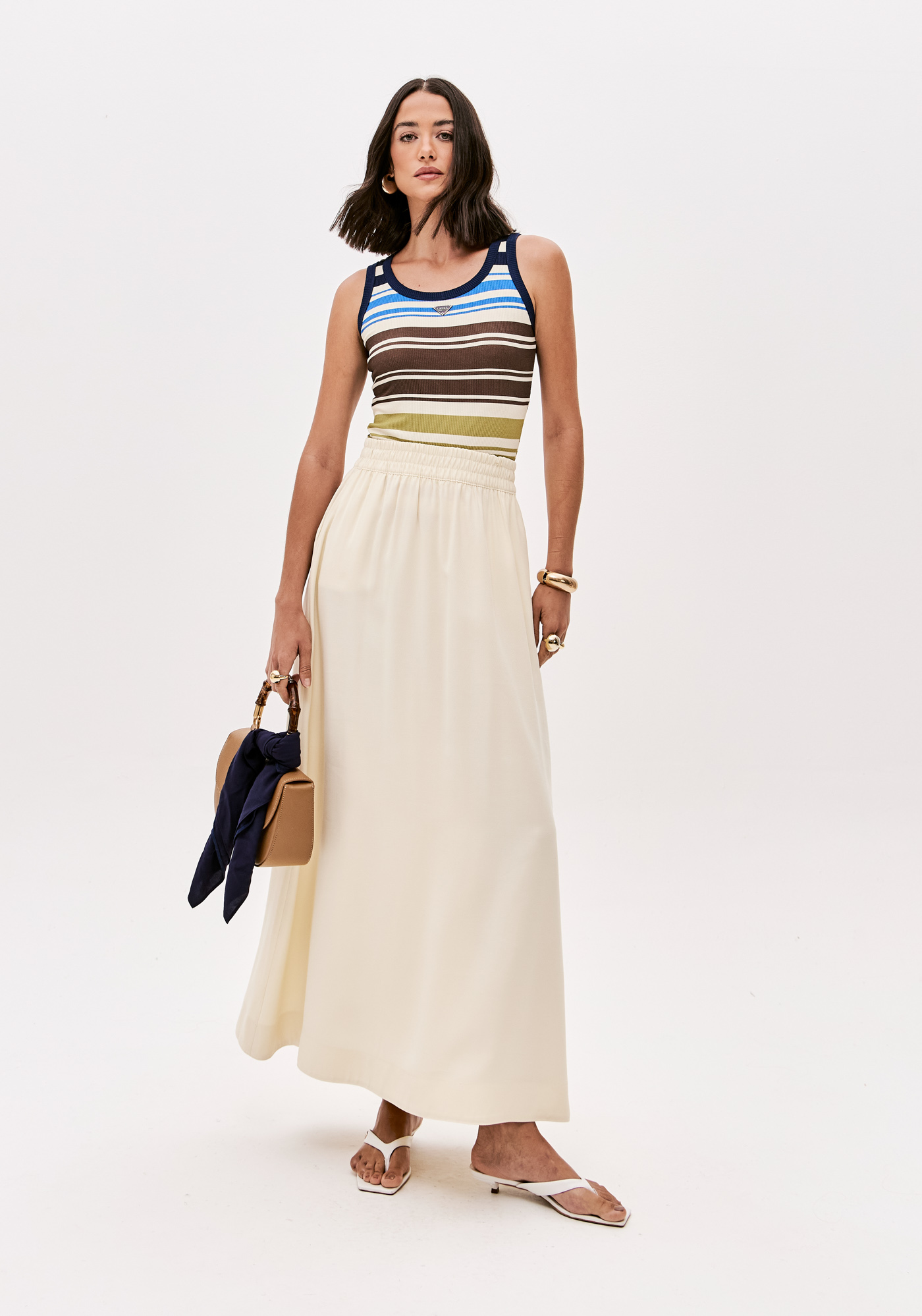 Top de Cavas Canelado Mediterranean Stripes - Lança Perfume 4