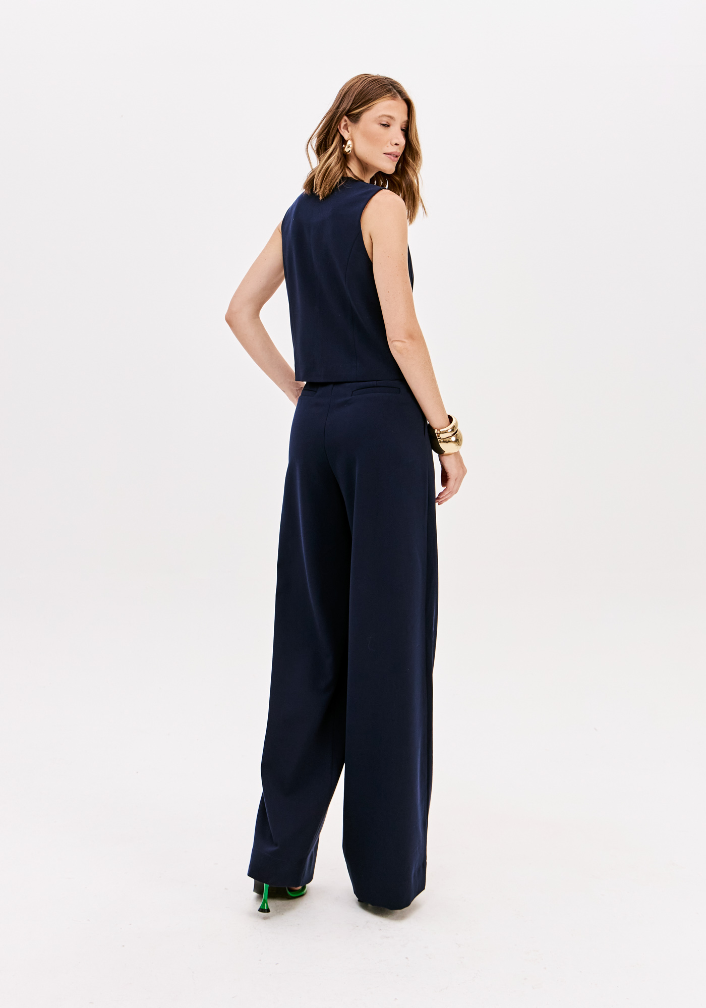 Calças Largas Azuis - Lança Perfume 4