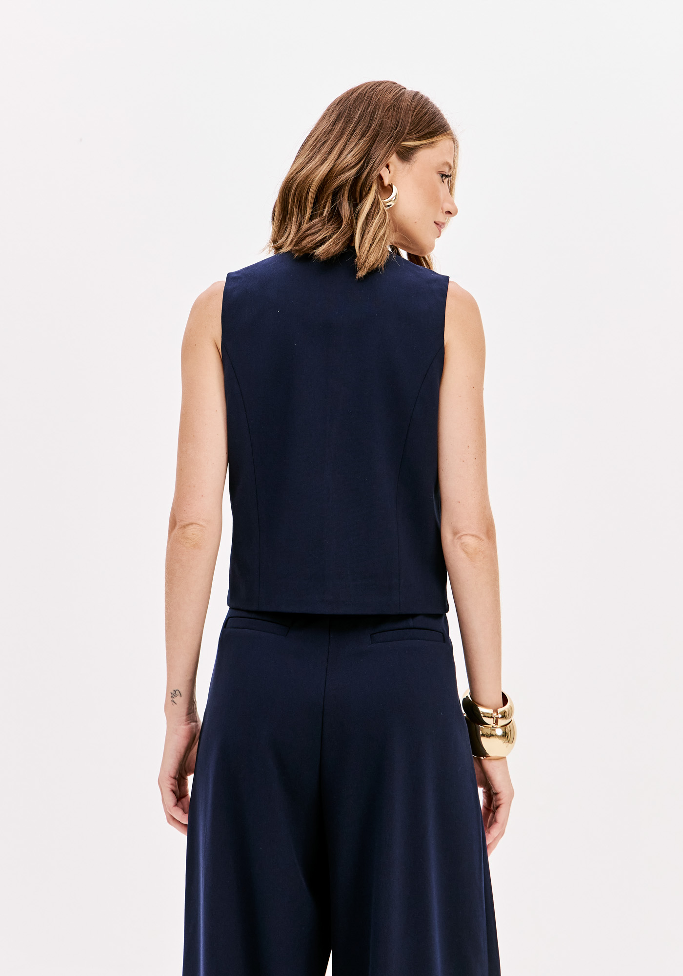 Colete com Botões Azul - Lança Perfume 2