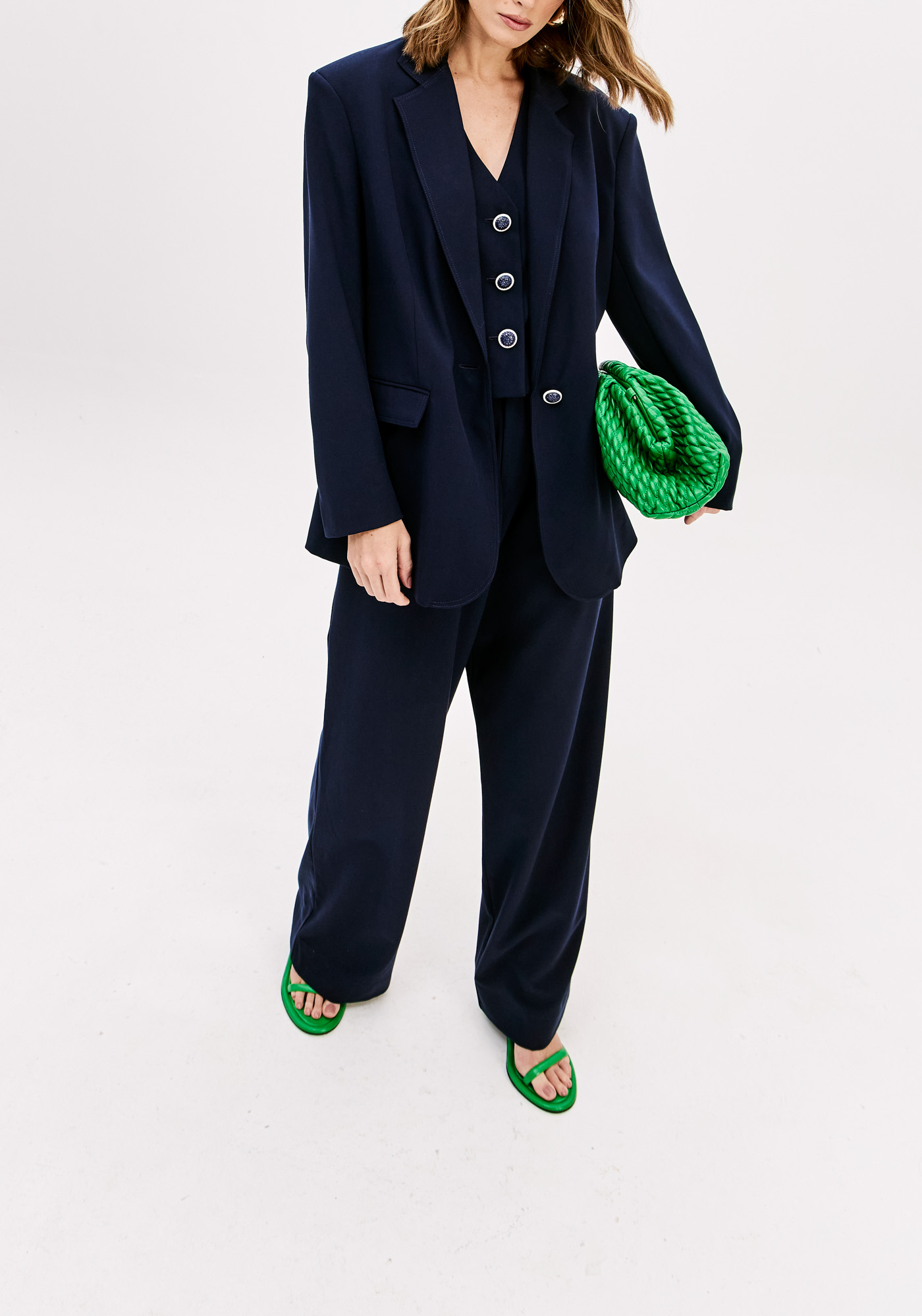 Blazer Oversize Azul Escuro - Lança Perfume 3