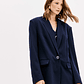 Blazer Oversize Azul Escuro - Lança Perfume - Thumbnail 4