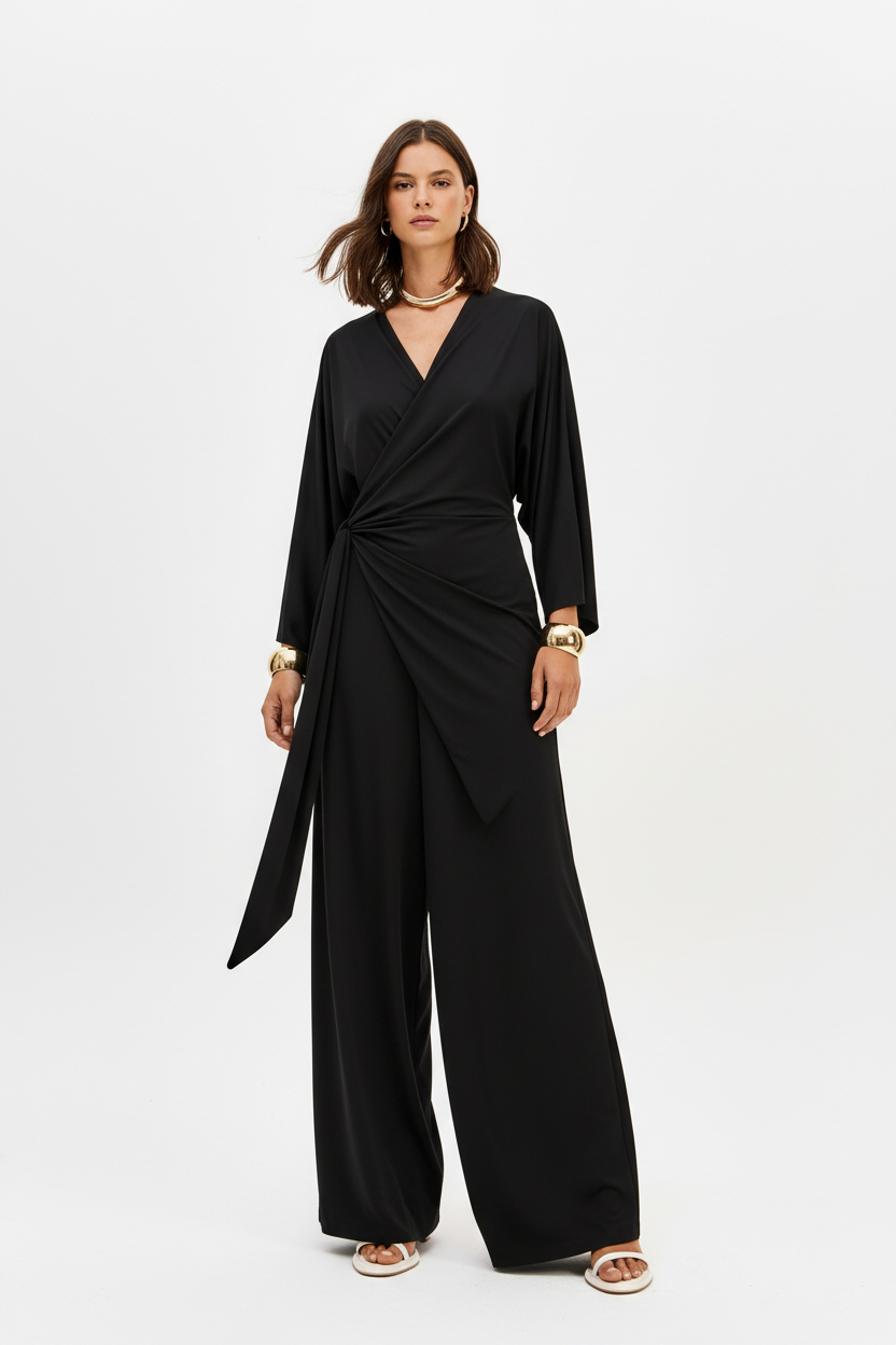 Macacão Malha Fria Preto - Lança Perfume 1