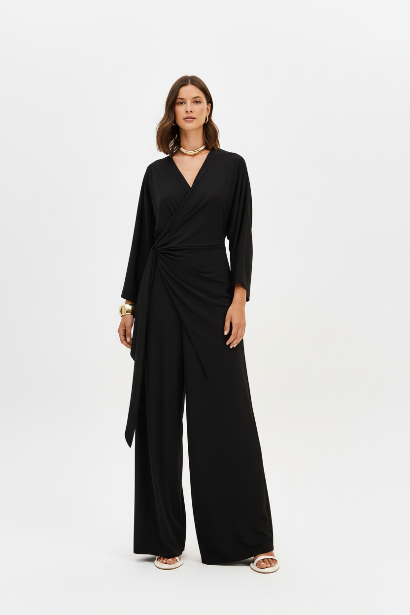 Macacão Malha Fria Preto - Lança Perfume 2