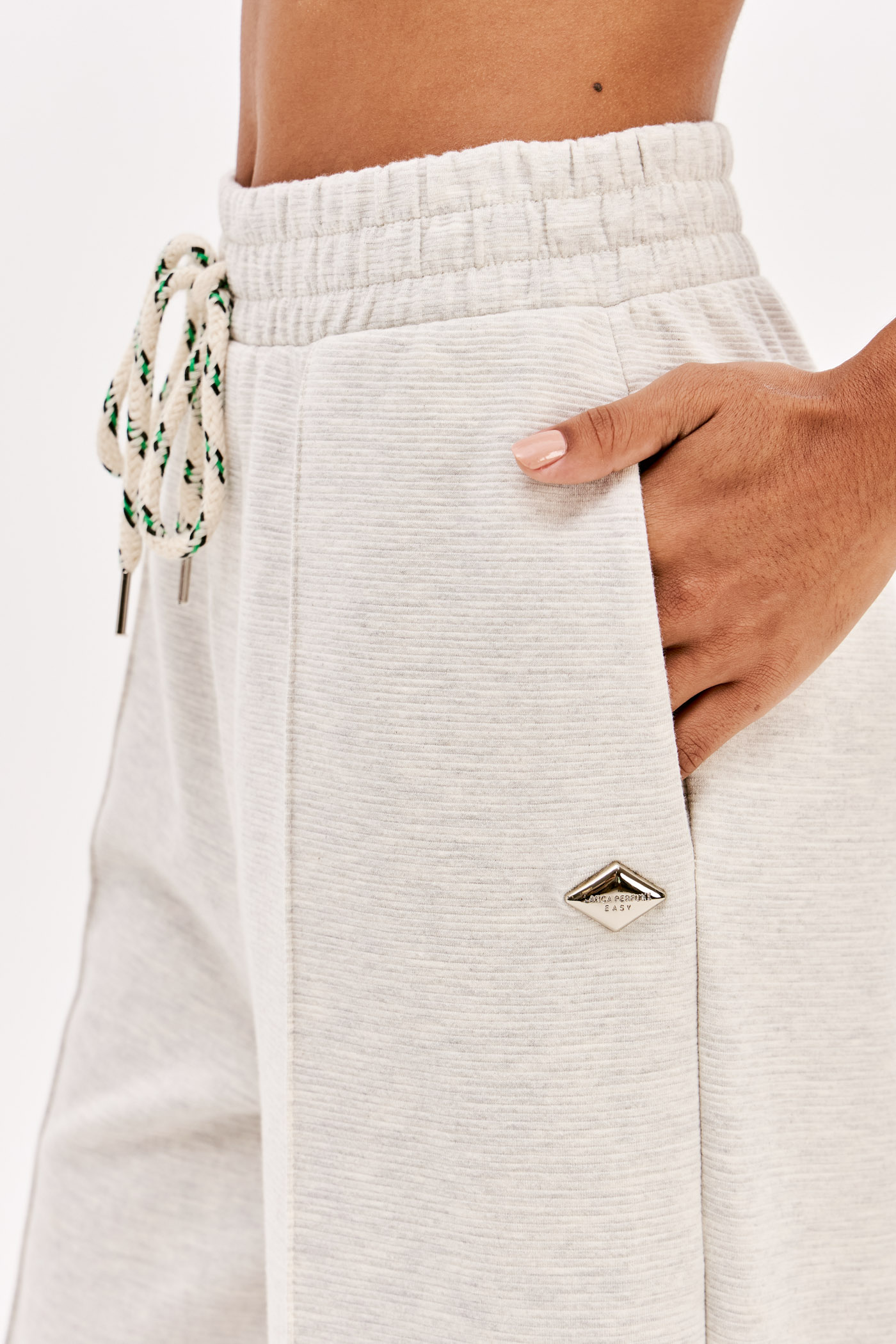 Calças Desportivas Cinza Mesclado - Lança Perfume 6