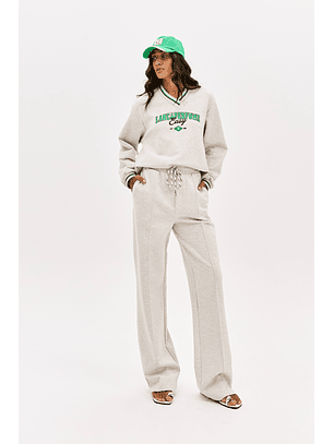 Calças Desportivas Cinza Mesclado - Lança Perfume