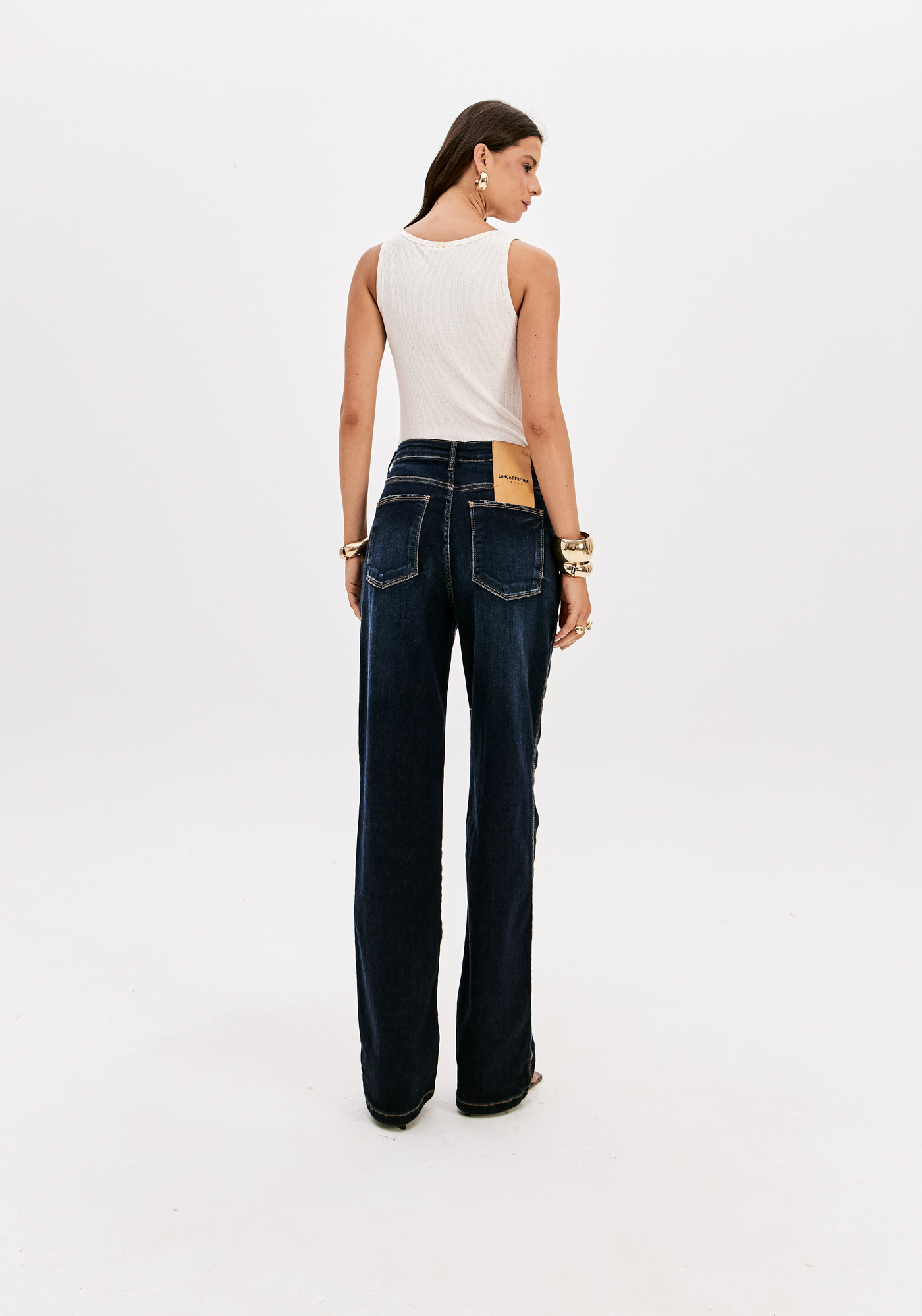 Top Canelado de Cavas Bege - Lança Perfume  4