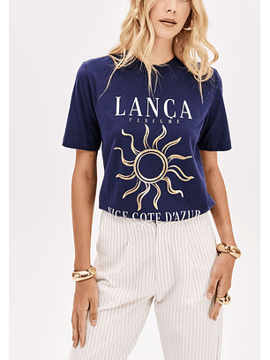 T-shirt Cote D'azur Azul - Lança Perfume 