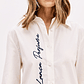  Camisa Lettering Bordado Branco - Lança Perfume  - thumbnail 3