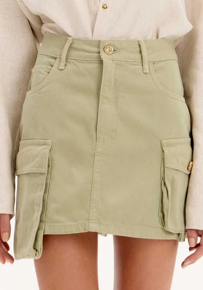 Saia Cargo Verde - Lança Perfume 1