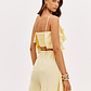 Top com Folhos e Renda Amarelo - Lança Perfume  - Thumbnail 4