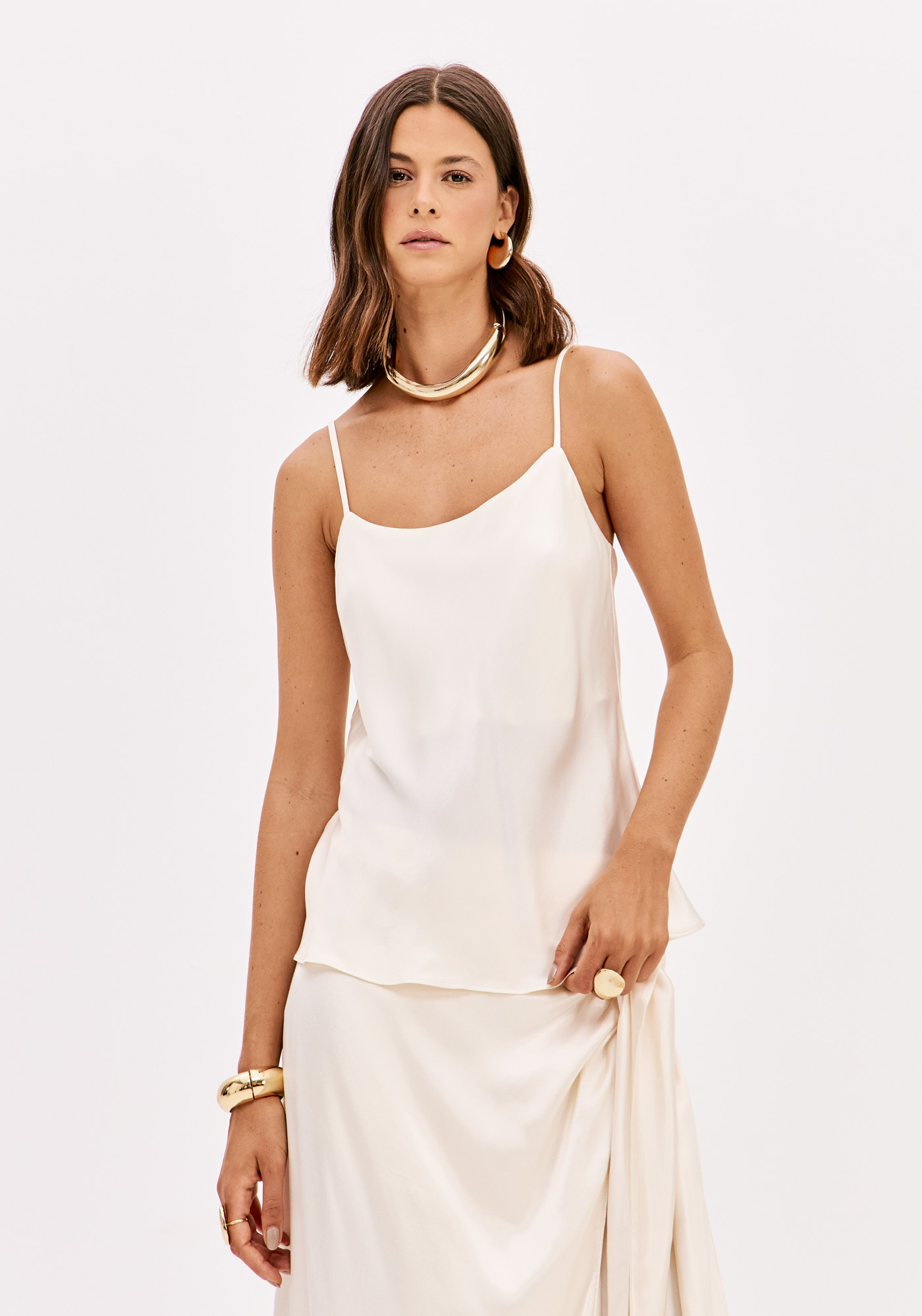 Top de Alças Creme - Lança Perfume  1