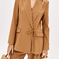 Blazer Camel com Pesponto - Lança Perfume  - Thumbnail 4