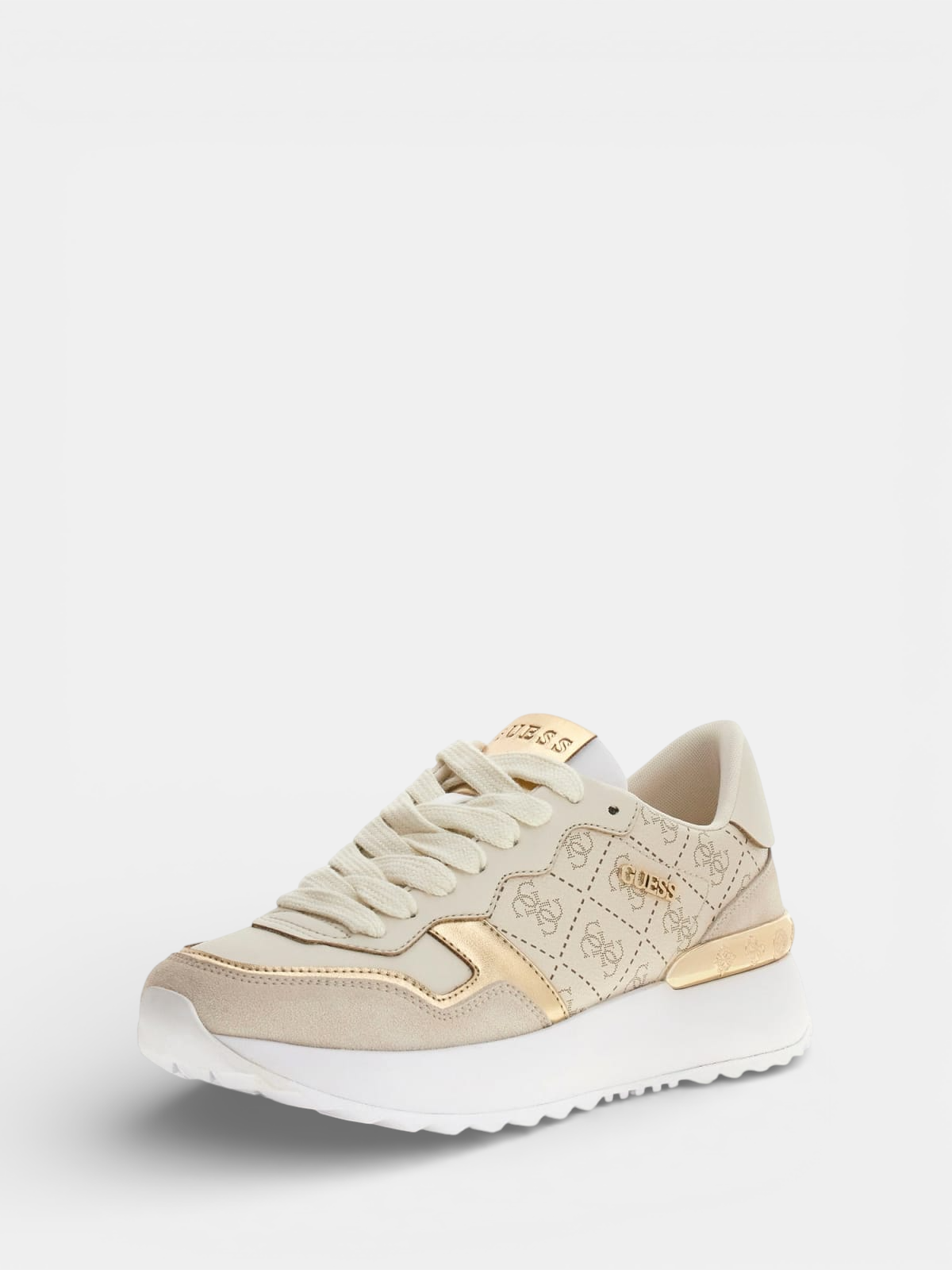 Ténis VINSA5 Creme Logo Gravado - Guess  4