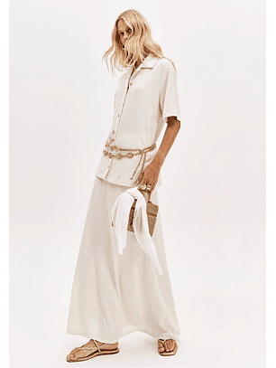 Camisa Solta Branco - Lança Perfume 