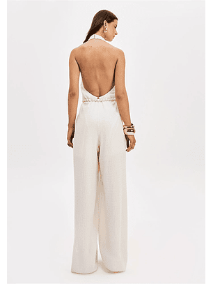 Macacão com Cinto Branco - Lança Perfume 