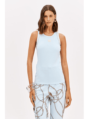 Top de Cavas Azul Claro - Lança Perfume 