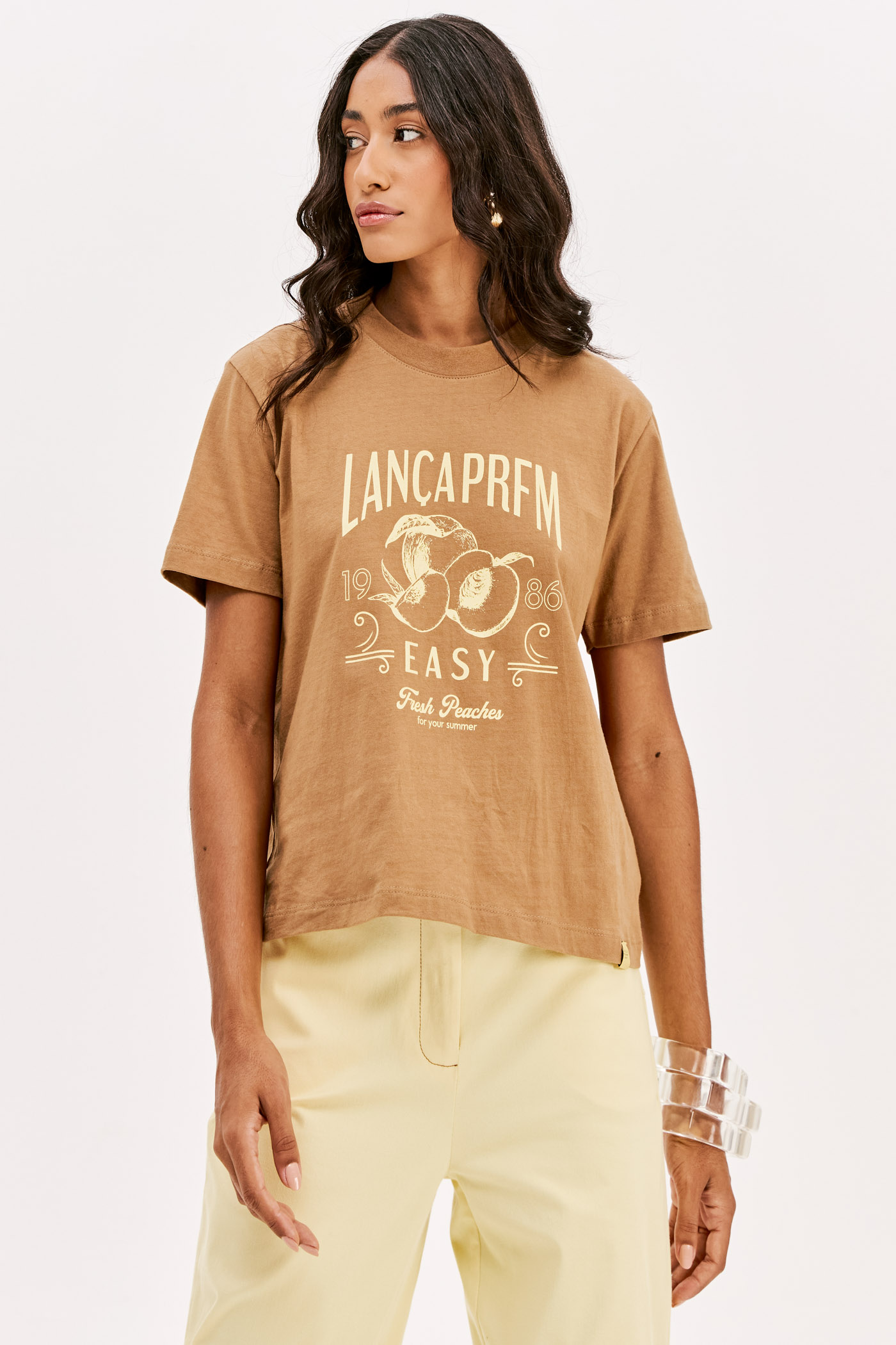 T-shirt Pêssego Camel - Lança Perfume 1