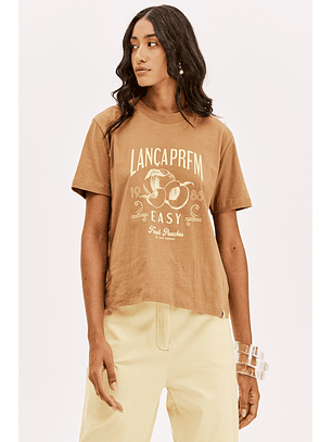 T-shirt Pêssego Camel - Lança Perfume