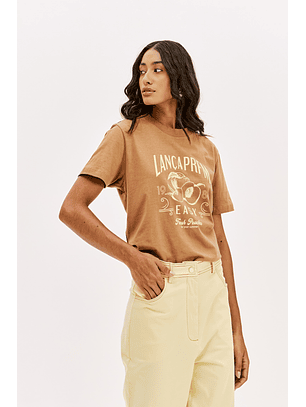 T-shirt Pêssego Camel - Lança Perfume