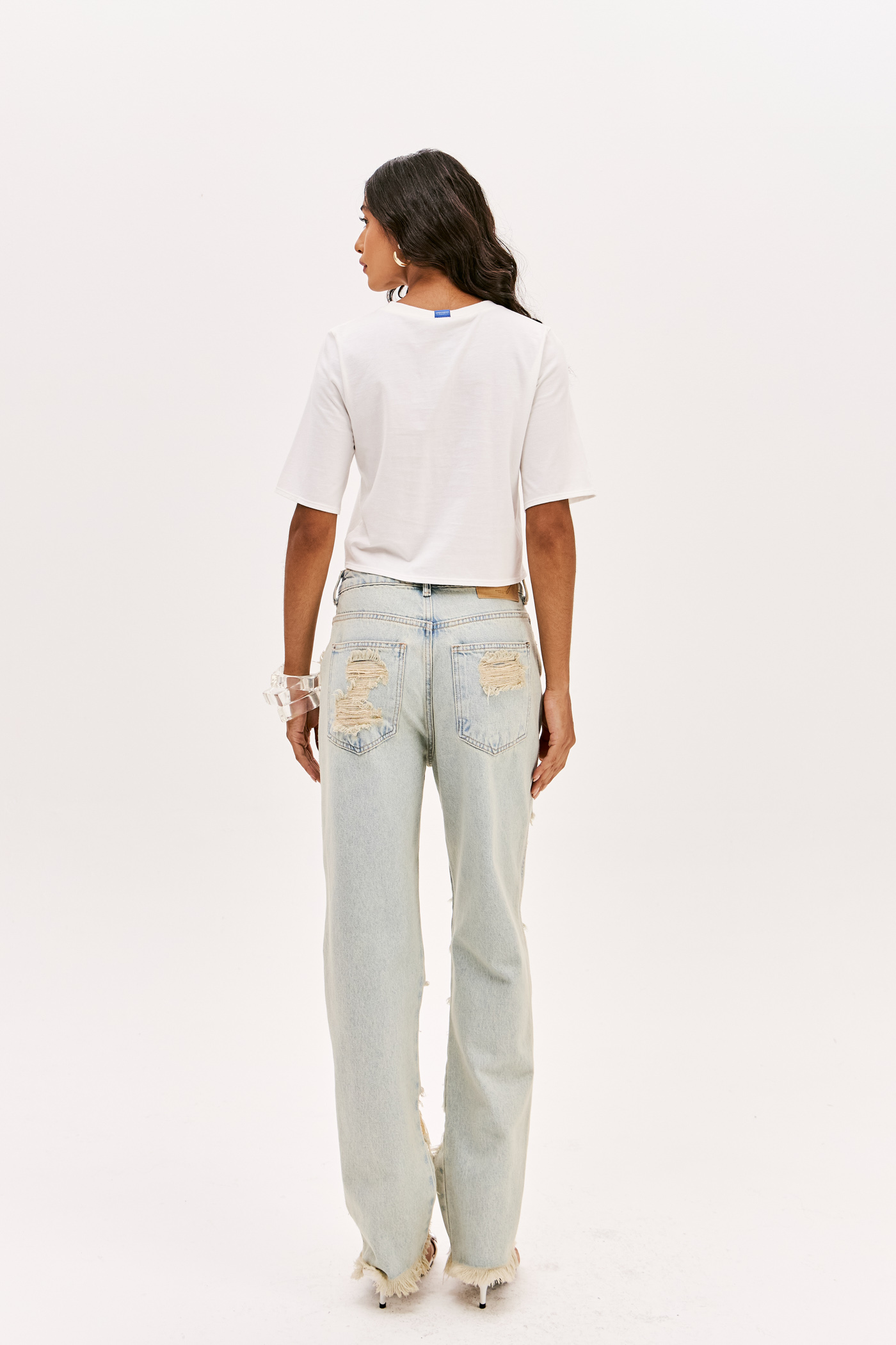 T-shirt Curta Ocean Breeze Branco - Lança Perfume 5