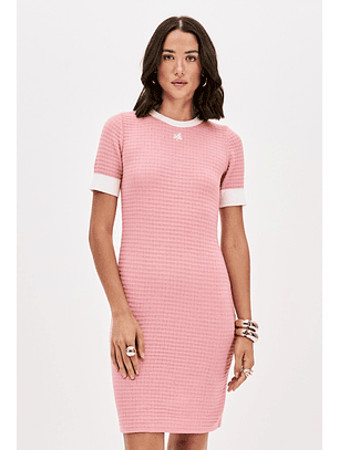 Vestido Curto Canelad Rosa - Lança Perfume 