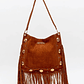 Mala de Ombro com Franjas Camel - Lança Perfume  - Thumbnail 1