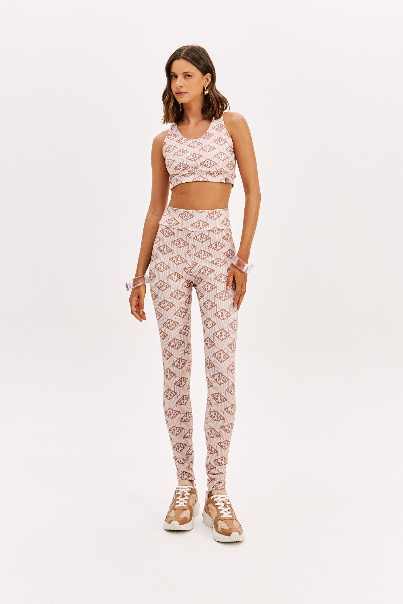 Top Desportivo Logo Castanho - Lança Perfume  4