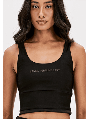Top Desportivo Preto - Lança Perfume