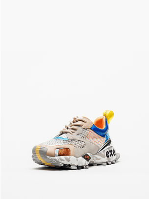 Ténis 134-61 BEIGE/GREY - EXÉ 