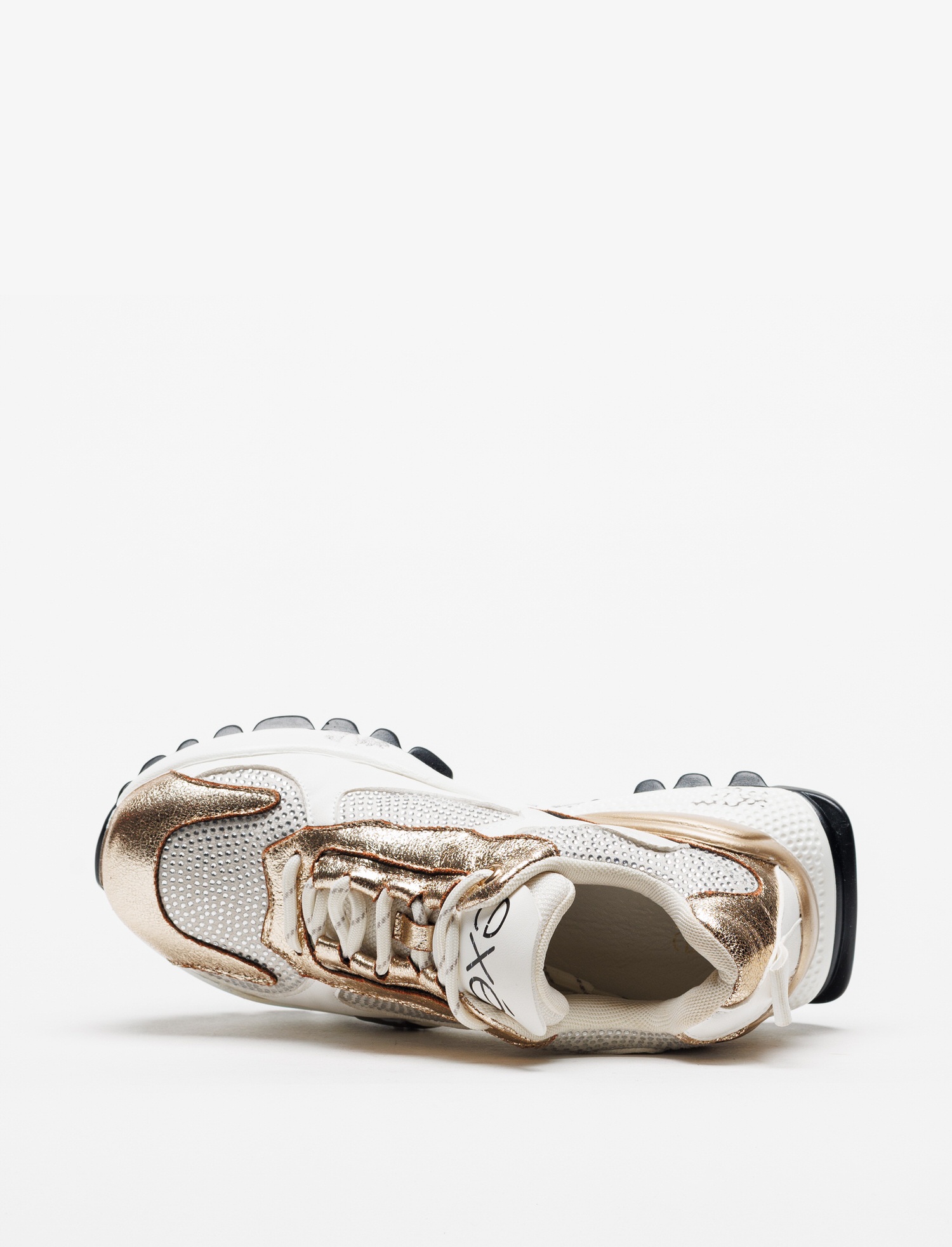 Ténis  D190608-22A Branco e Dourado - EXÉ  3