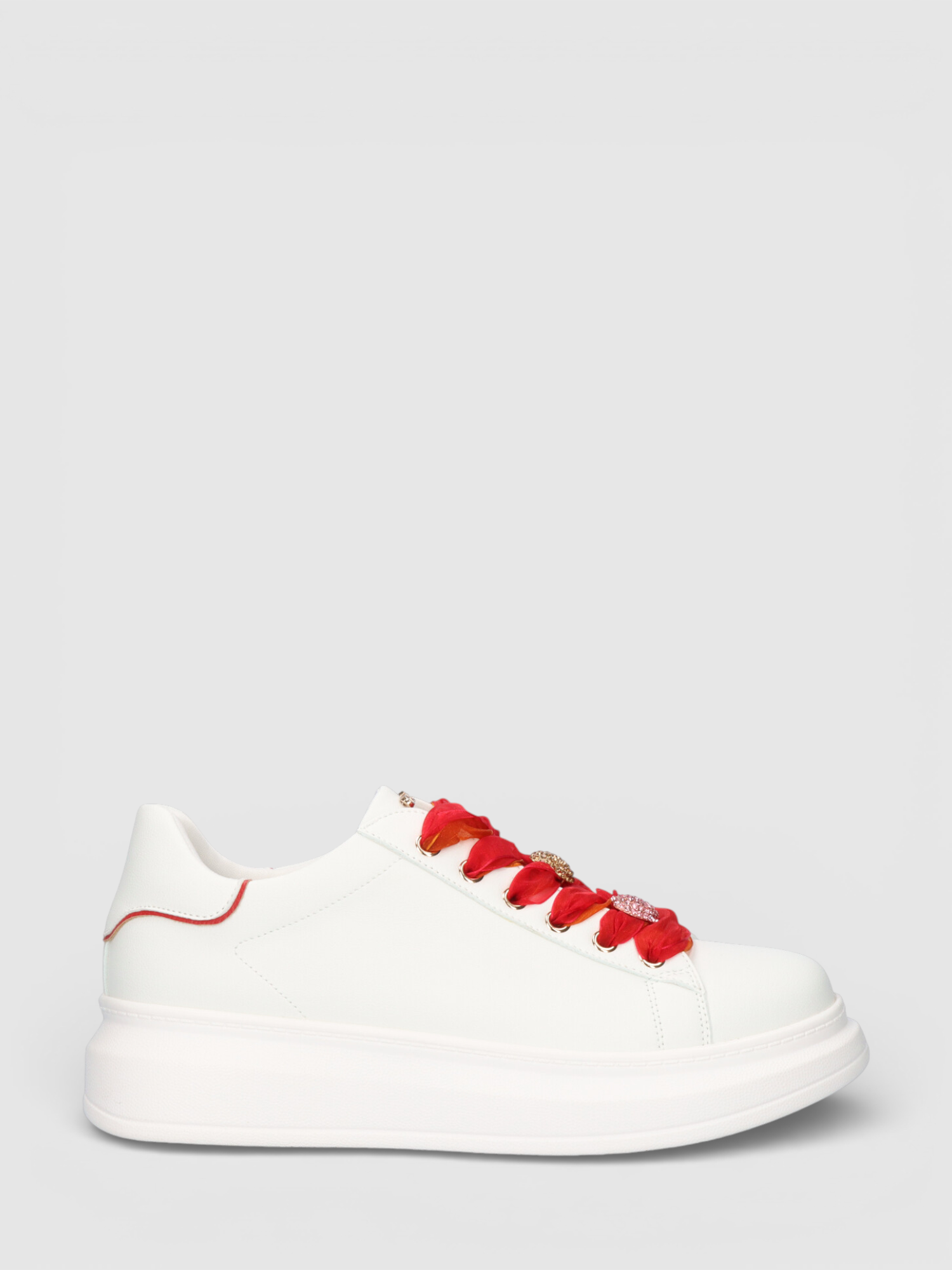 Ténis 66-61EX10 Branco e Vermelho - EXÉ 1