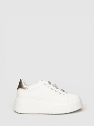 Ténis de Plataforma 88-61EX12 Branco - EXÉ