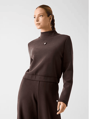 Sweat com Gola OLYMPE Castanho  - Guess