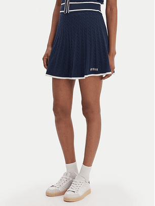 Saia SHARI em Malha Azul - Guess