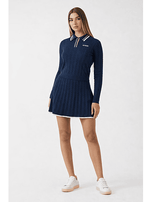 Saia SHARI em Malha Azul - Guess