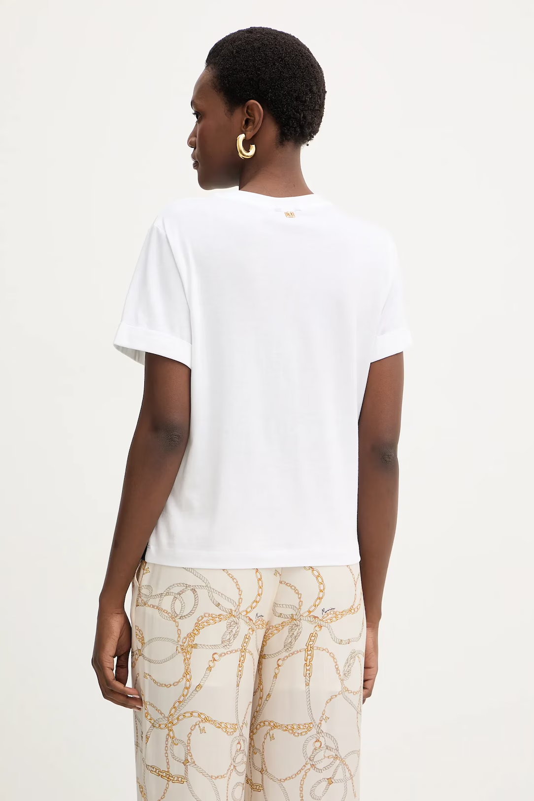 T-shirt Blusa KALILA Branco Correntes - Guess Marciano 5