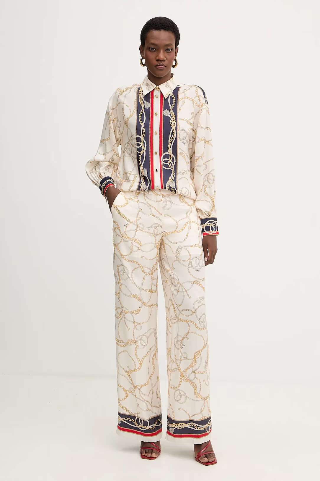 Camisa AMANDA Bege Correntes - Guess Marciano 3